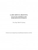 La decadencia de Argentina- Libro