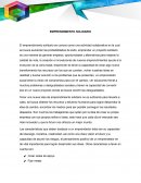 Ensayo emprendimiento solidario