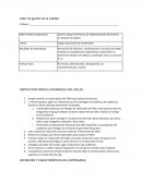 Taller de gestión de la Calidad. Etapas del proceso de certificación