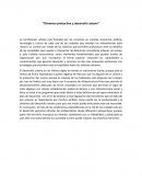 Dinámica productiva y desarrollo urbano