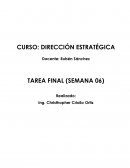 TAREA FINAL DIRECCION ESTRATEGICA UTP PROJECT MANAGEMENT