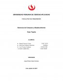 Gerencia de Compras y Abastecimiento Caso Toyota