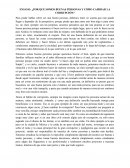 ¿Por qué somos buenas personas y cómo cambiar la corrupción?