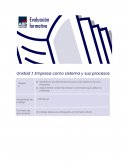 Empresa como sistema y sus procesos