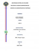CONTROL DE COSTOS
