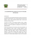 COMPETIVIDAD DE EXPORTACIONES EN MEXICO