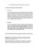 COMO APRENDEN LOS NIÑOS DE PREESCOLAR LAS VOCALES