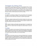 Tecnologías LCD, Plasma y OLED
