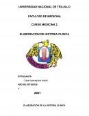 ELABORACIÓN DE LA HISTORIA CLINICA