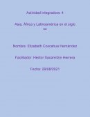 Asia, África y Latinoamérica en el siglo xx