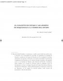 EL CONCEPTO DE ESTADO Y LOS APORTES DE MAQUIAVELO A LA TEORÍA DEL ESTADO
