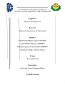 ¿Qué es un proceso de fabricación?