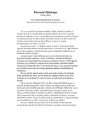 EL ALMOHADÓN DE PLUMAS (Cuentos de amor, de locura y de muerte, (1917)