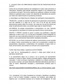 ¿Cuales son los principales objetivos de investigacion en salud?