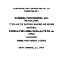 Teclas de uso rapido de word