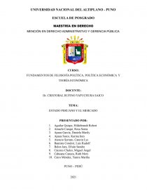 FUNDAMENTOS DE FILOSOFÍA POLÍTICA, POLÍTICA ECONÓMICA Y TEORÍA ECONÓMICA. Página 1