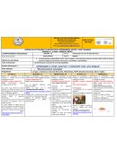 Agenda de actividades. Plan educativo aprendemos juntos y nos cuidamos