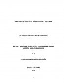 Actividad Ejercicio de lenguaje