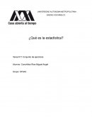 ¿Qué es la estadística? Tarea N°1 Conjunto de ejercicios