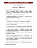 Actividad inicial. Evaluación diagnóstica