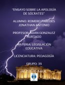ENSAYO SOBRE LA APOLOGÍA DE SÓCRATES