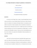 Los trabajos informales en tiempos de pandemia en Latinoamérica