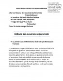 Historia del movimiento feminista