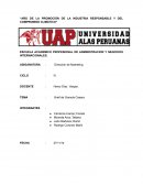 Examen de Mercadotecnia. Empresa Selva Taromaje S.A.C