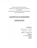 ELEMENTOS DE INGENIERÍA FERROVIARIA
