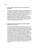 ¿Qué es ingeniería de sistemas basado en la administración de operaciones?