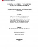 La violencia absoluta como causal de nulidad en el contrato compra-venta