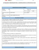 Actividades de orientación para la construcción de sus proyectos de vida