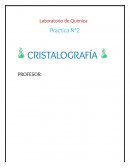 Practica de cristalografía química