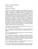 Naciones preliminares. Normativa contable