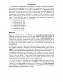 Contaminación. Efectos