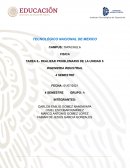 REALIZAR PROBLEMARIO DE LA UNIDAD 5 INGENIERIA INDUSTRIAL