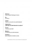 Historia y evolución de la administración