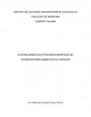 ALTERACIONES ELECTROCARDIOGRAFICAS DE DIVERSOS PADECIMIENTOS DE CORAZON