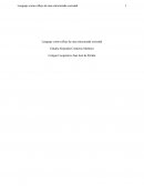 Lenguaje como reflejo de una sociedad estructurada