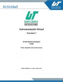 Instrumentación Virtual “Actividad 1”