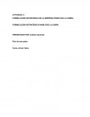 FORMULACIÓN ESTRATEGICA DE LA EMPRESA PANELITAS LA CABRA