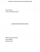 GLOSARIO DE DERECHO PROCESAL PENAL