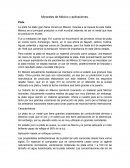 Minerales de México y aplicaciones