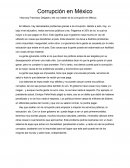 CORRUPCIÓN EN MÉXICO