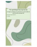 Por qué dibuan los arquitectos