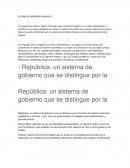 SISTEMA DE GOBIERNO EN MEXICO