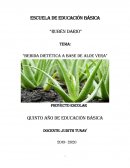 Bebida dietética a base de aloe vera