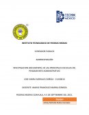 INVESTIGACION DOCUMENTAL DE LAS PRINCIPALES ESCUELAS DEL PENSAMIENTO ADMINISTRATIVO