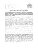 La trascendencia del ser en busca de la felicidad