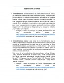 Definiciones y ramas